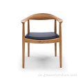 Moderner Speisestuhl Holz Präsident Armlehnen Kennedy -Stühle